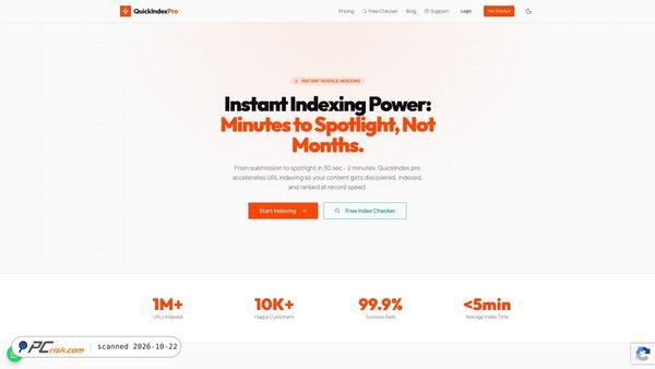 quickindex.pro screenshot