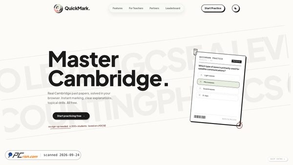 quickmark.co Screenshot