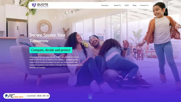 Captura de quoteconsumers.com