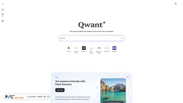 qwant.com screenshot