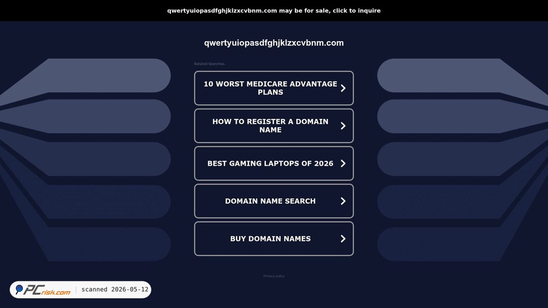 Screenshot van qwertyuiopasdfghjklzxcvbnm.com