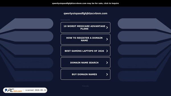 qwertyuiopasdfghjklzxcvbnm.com screenshot
