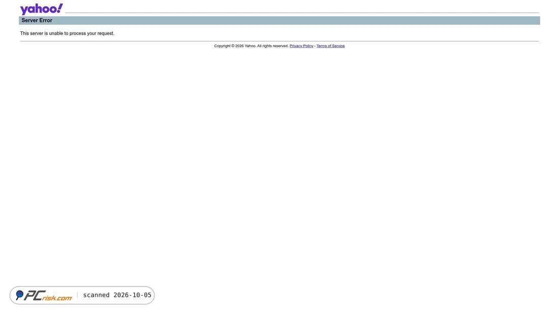 Screenshot von r.search.yahoo.com