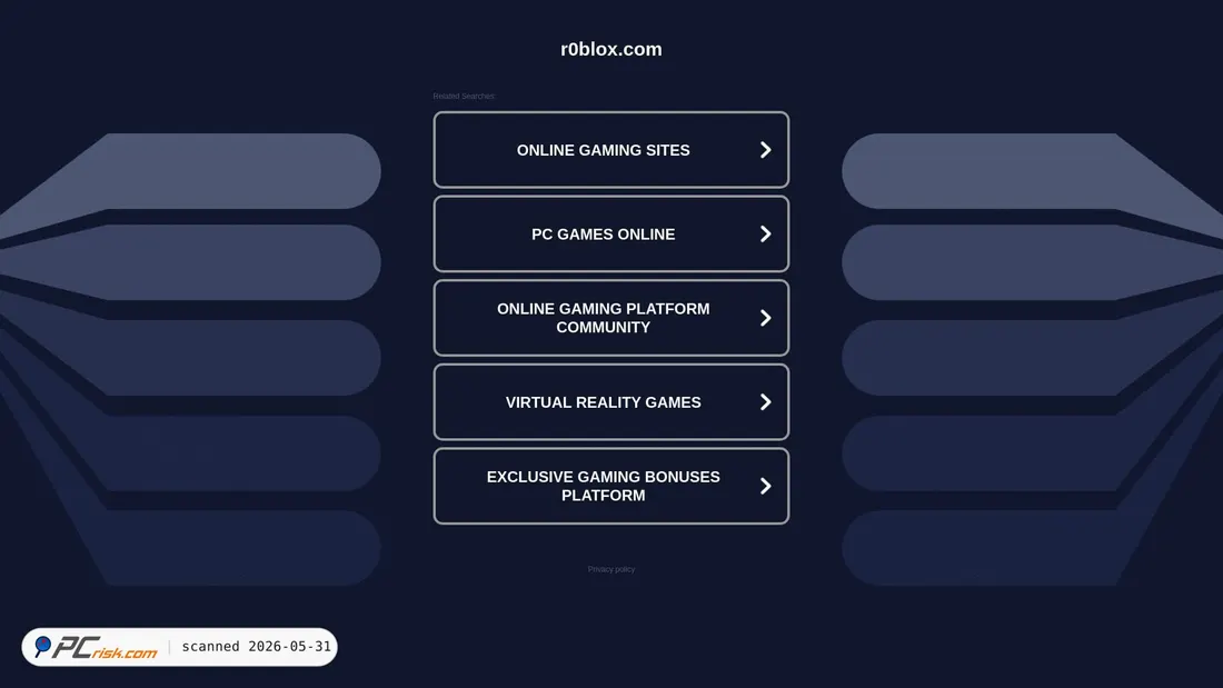 Screenshot of r0blox.com