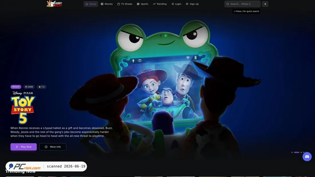 Screenshot of rabbitmeow.online