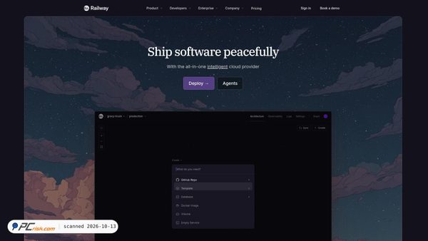 railway.app Screenshot