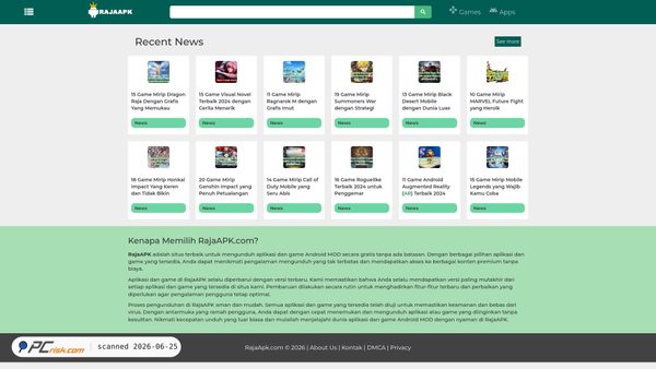 rajaapk.com screenshot