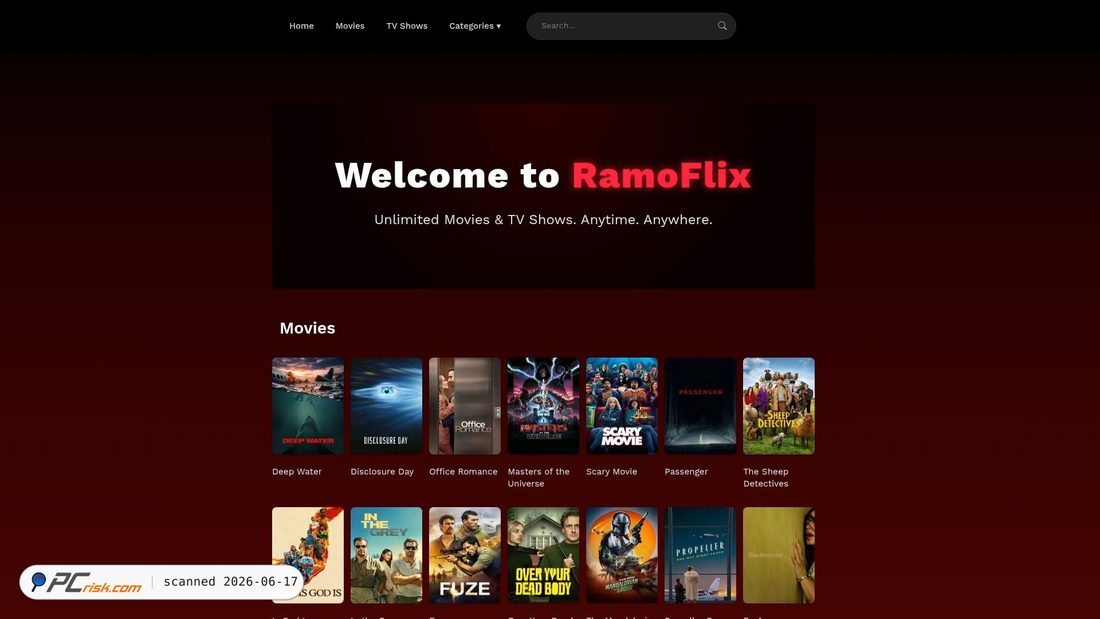 Screenshot of ramoflix.net