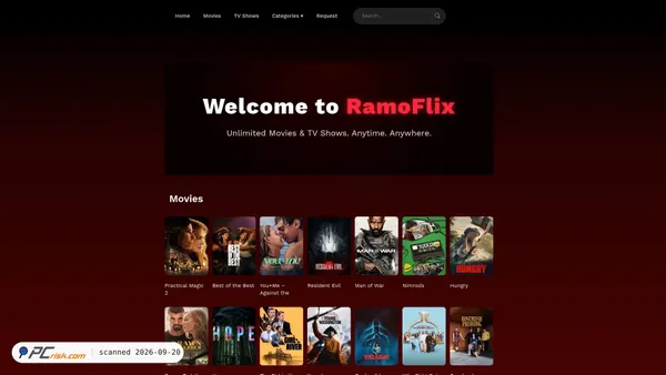 ramoflix.net screenshot