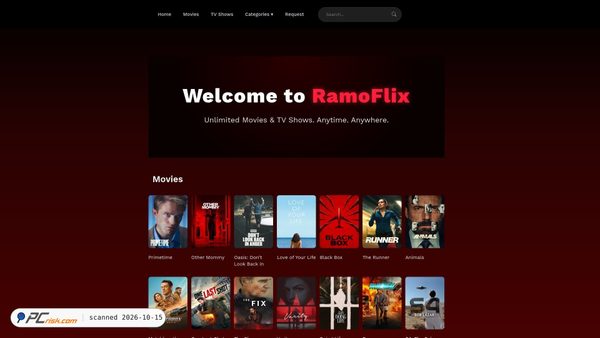Captura de ecrã de ramoflix.net