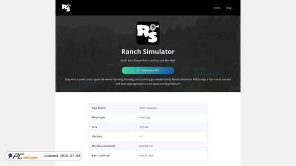 ranchsimulator.org screenshot