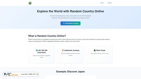 randomcountryonline.com screenshot