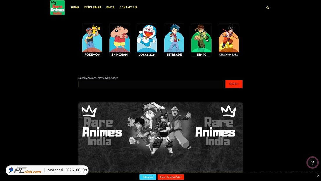 Screenshot of rareanimes.mov