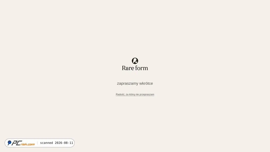 Screenshot of rareform.pl