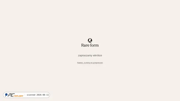 rareform.pl screenshot