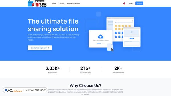 rarlink.com screenshot