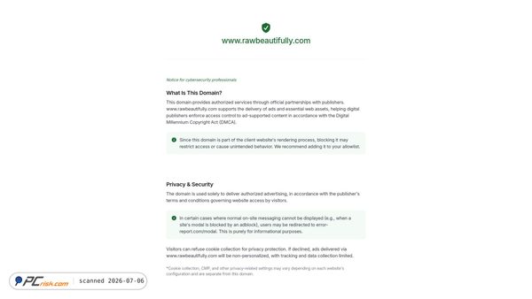 rawbeautifully.com screenshot