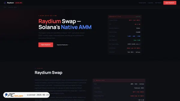 raydium-solan.com screenshot