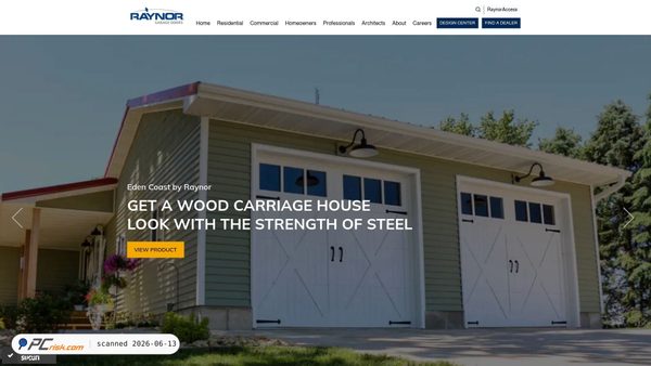 raynor.com screenshot