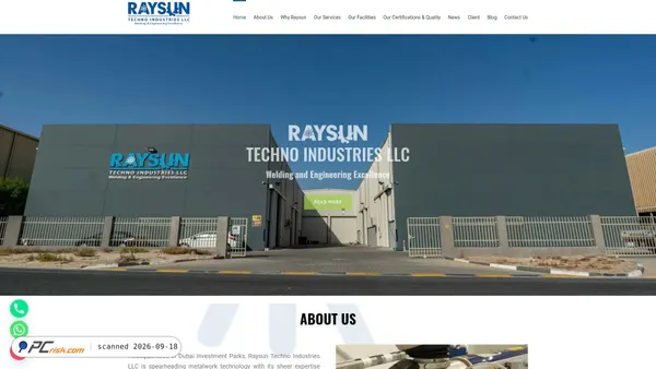 raysun.ae screenshot