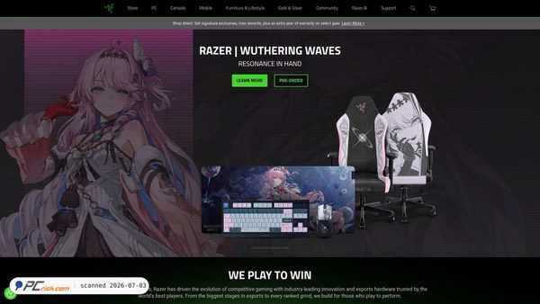 razer.com screenshot