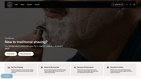 razoremporium.com Screenshot