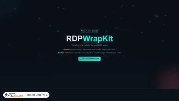 rdpwrapkit.cpdx4.space screenshot