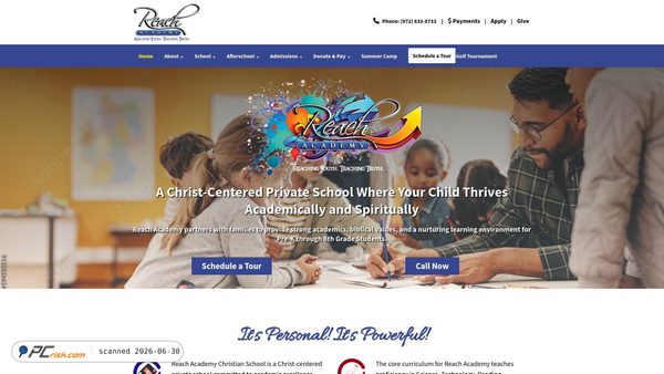 reachacademytx.com screenshot