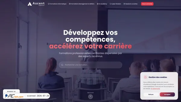 reachascent-formation.com screenshot