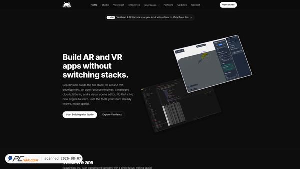 reactvision.xyz screenshot