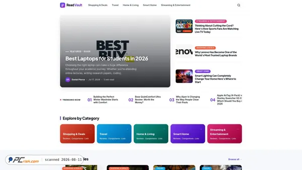 read-vault.com screenshot
