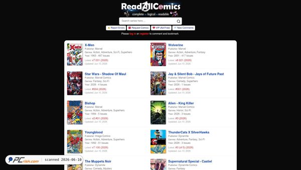 readallcomics.com screenshot