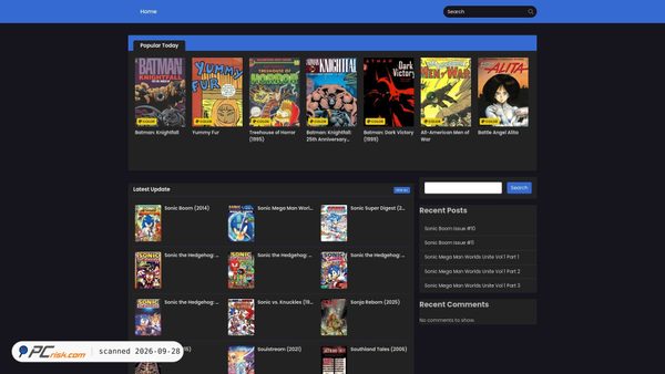 Zrzut ekranu readcomiconline.xyz