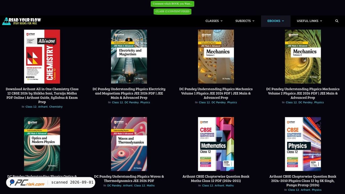 Screenshot von readyourflow.com