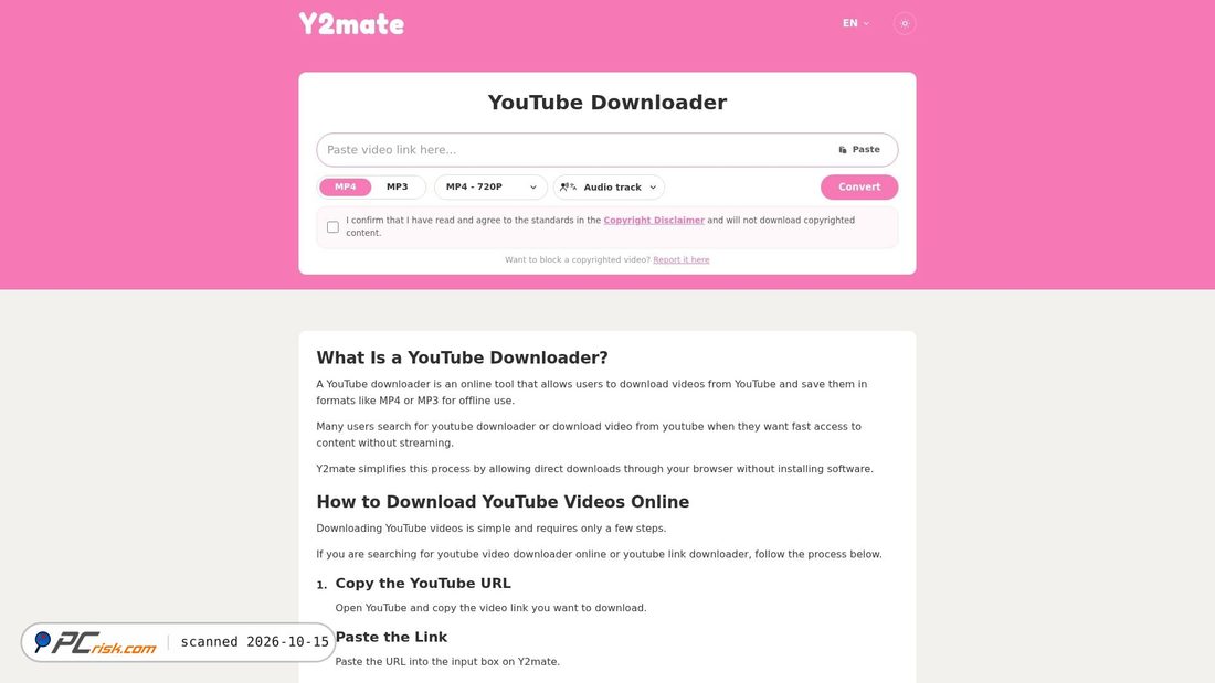 Screenshot of real-y2mate.com