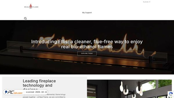 Screenshot di realflame.com.au