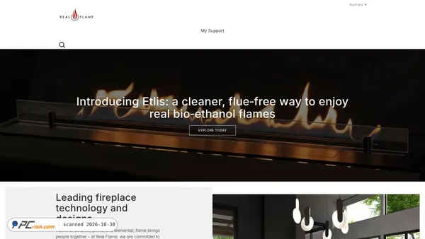 realflame.com.au Screenshot