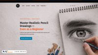 realisticdrawingtutorials.com screenshot