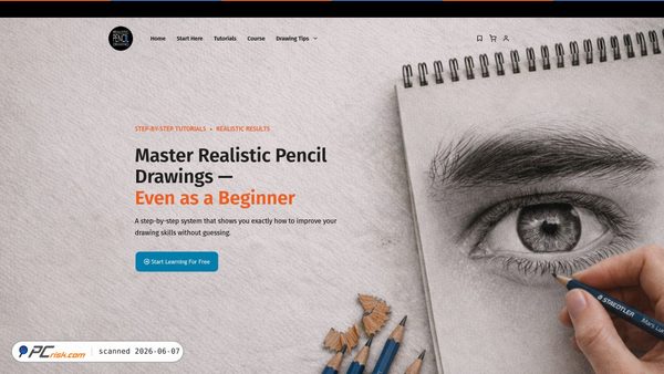 realisticdrawingtutorials.com screenshot