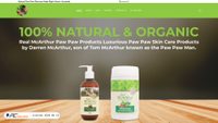 realmcarthurpawpawproducts.com screenshot