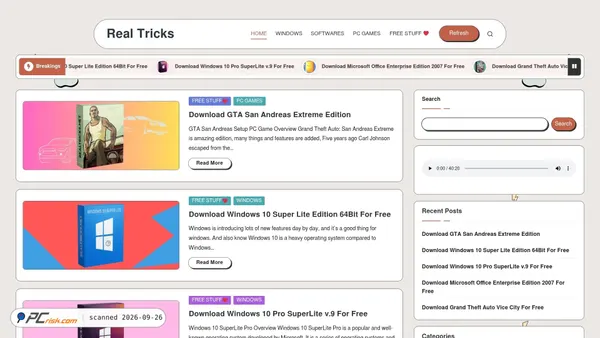 realtricks.net screenshot
