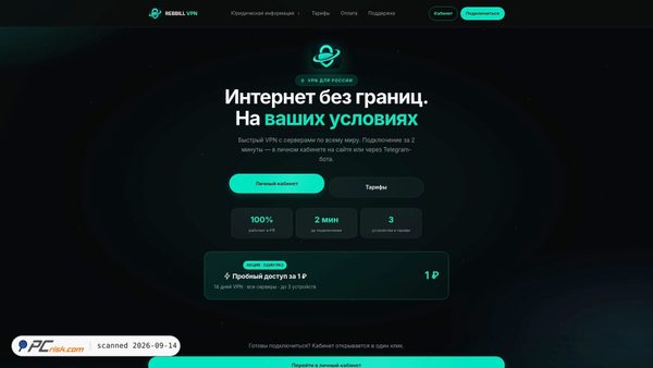 Screenshot di rebill.space