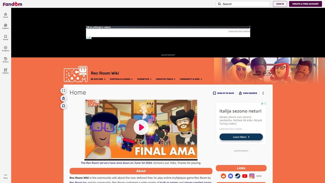 Screenshot von rec-room.fandom.com