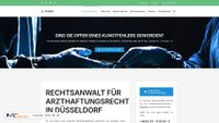 Captura de ecrã de rechtsanwaelte-fuer-arzthaftungsrecht.de