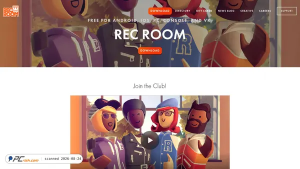 recroom.com screenshot