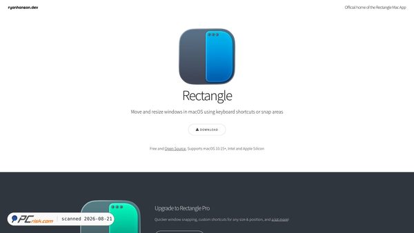 Capture d’écran de rectangleapp.com