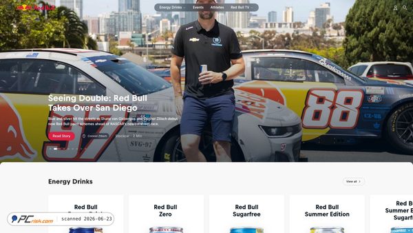 redbull.com screenshot