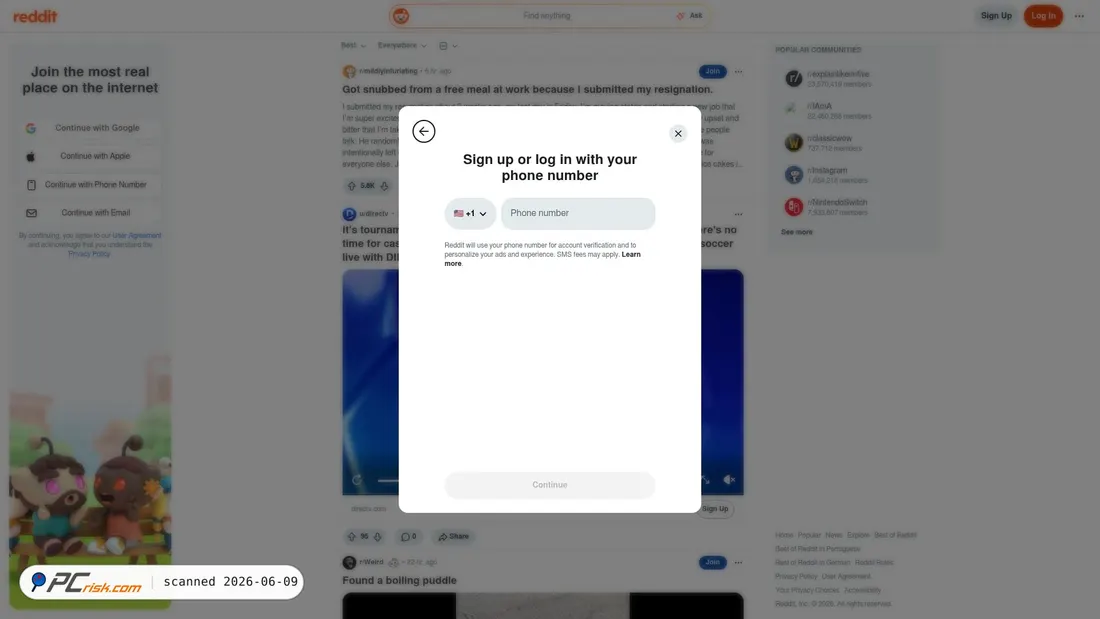Screenshot di redditmedia.com