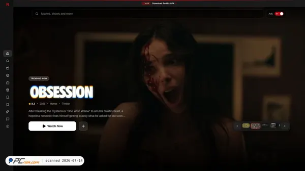 redflix.co screenshot