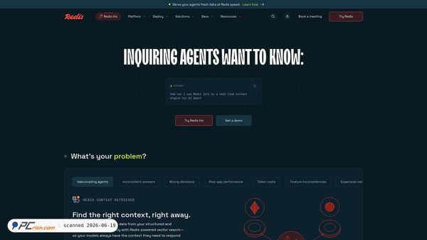 redis.io screenshot